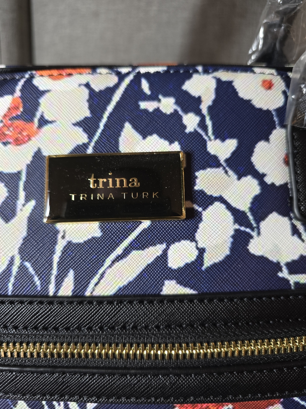 Trina Turk Large Tote Bag 'Jardin De Paris' Floral - Picture 8 of 14
